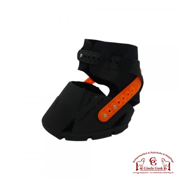 FlexHorse Boot mit Riemen Neonorange